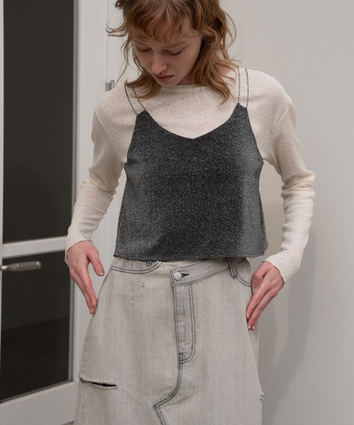 夢叶【willfully】2way cropped cami 夢叶【willfully】2way cropped cami 夢叶【willfully】2way