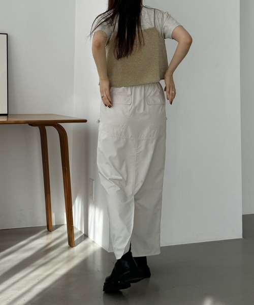 lame cord 2way cropped cami（キャミソール）｜WILLFULLY