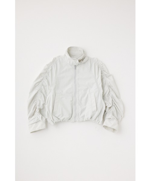 MOUSSY(マウジー)の「GATHER BALLOON ジャケット(ナイロンジャケット・レディース・ブラック/ライトイエロー/ライトグレー・FREE)」の5枚目の写真