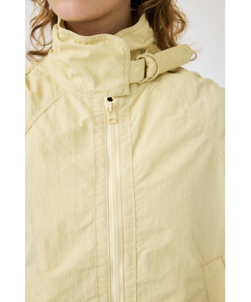 MOUSSY(マウジー)の「GATHER BALLOON ジャケット(ナイロンジャケット・レディース・ブラック/ライトイエロー/ライトグレー・FREE)」の15枚目の写真