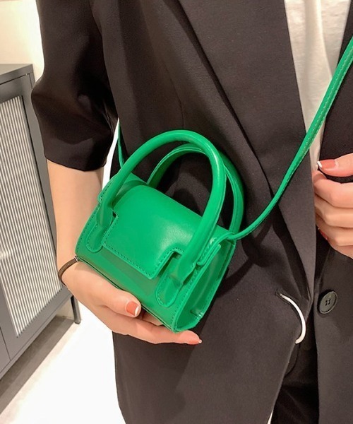 mebole（メボレ）の「2WAYカラーショルダーバッグ（ショルダーバッグ・レディース・イエロー/ホワイト/グリーン/ピンク/ブラック/シルバー・FREE）」の17枚目の写真