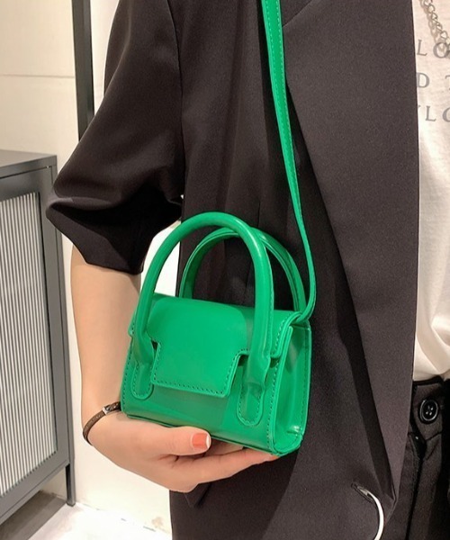 mebole（メボレ）の「2WAYカラーショルダーバッグ（ショルダーバッグ・レディース・イエロー/ホワイト/グリーン/ピンク/ブラック/シルバー・FREE）」の18枚目の写真