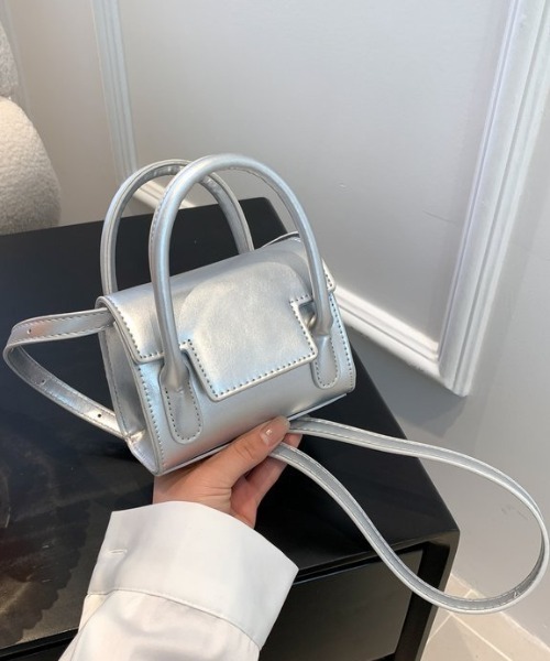 mebole（メボレ）の「2WAYカラーショルダーバッグ（ショルダーバッグ・レディース・イエロー/ホワイト/グリーン/ピンク/ブラック/シルバー・FREE）」の15枚目の写真