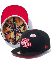 NEW ERA（ニューエラ）の「NEW ERA/ニューエラ キャップ 59FIFTY CUP NOODLE カップヌードル CAP NOODLE ブラック 14125314（キャップ・レディース）」
