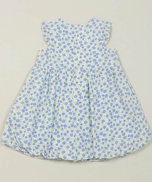 Love&Peace&Money（ラブアンドピースアンドマネー）の「小花柄バルーンワンピース（ワンピース・キッズ・ピンク/ブルー・80ｃｍ/90cm/100cm/110cm/120cm/130cm）」の4枚目の写真