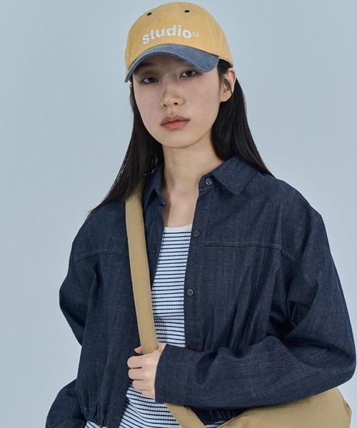 3.3 Field Trip (3.3フィールドトリップ)の「【UNISEX】3.3 Field Trip/STUDIO CAP 2114012(キャップ・レディース・イエロー/ボルドー・FREE)」の5枚目の写真