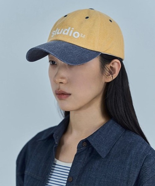 3.3 Field Trip (3.3フィールドトリップ)の「【UNISEX】3.3 Field Trip/STUDIO CAP 2114012(キャップ・レディース・イエロー/ボルドー・FREE)」の11枚目の写真