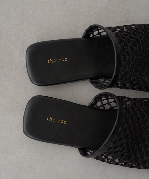 Lui's（ルイス）の「メッシュフラットサンダル（サンダル・レディース・ブラック・24.5/23.5）」の4枚目の写真