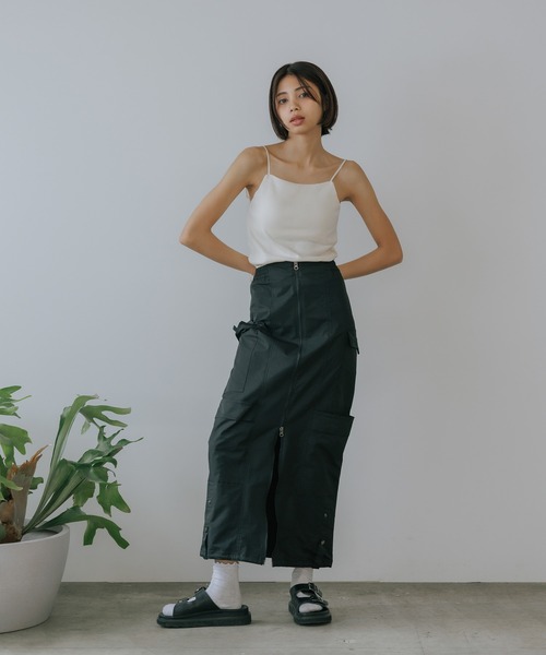 MILLER（ミラー）の「R.P.miller/ミラー Prib Cap Cami (SOLID) キャミソール 2026新作 再入荷（キャミソール・レディース・ブラック/アイボリー/チョコ/ローズ・FREE）」の11枚目の写真