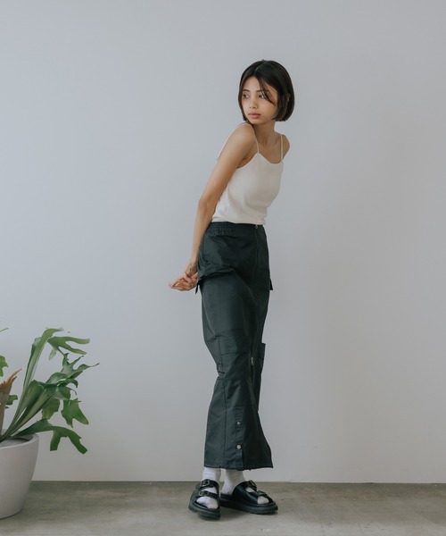 MILLER（ミラー）の「R.P.miller/ミラー Prib Cap Cami (SOLID) キャミソール 2026新作 再入荷（キャミソール・レディース・ブラック/アイボリー/チョコ/ローズ・FREE）」の13枚目の写真
