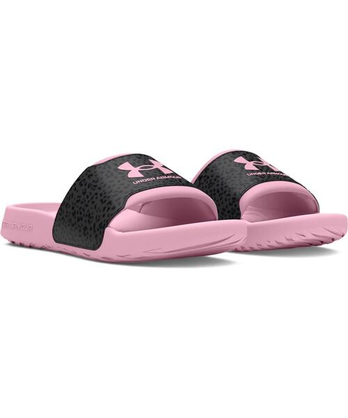 UNDER ARMOUR(アンダーアーマー)の「UAイグナイト セレクト グラフィック(ライフスタイル/レディース)(サンダル・レディース・ピンク・24.0cm/26.0cm/23.0cm/25.0cm)」の4枚目の写真