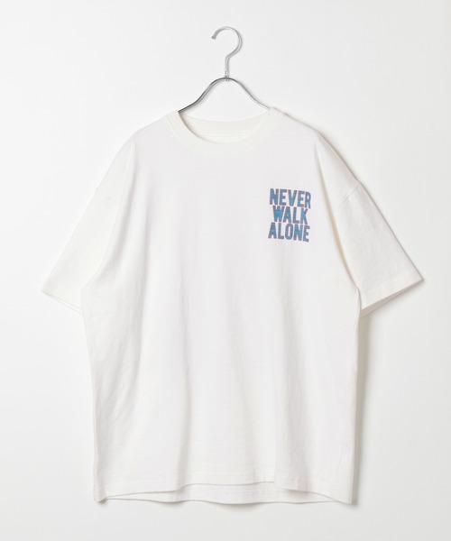 PBLIM（ページボーイリム）の「PBLIM/ボーダーロゴT（Tシャツ/カットソー・レディース・オフホワイト/パープル/ブラック/オレンジ/ブルー・LARGE/MEDIUM）」の10枚目の写真