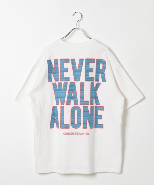 PBLIM（ページボーイリム）の「PBLIM/ボーダーロゴT（Tシャツ/カットソー・レディース・オフホワイト/パープル/ブラック/オレンジ/ブルー・LARGE/MEDIUM）」の11枚目の写真