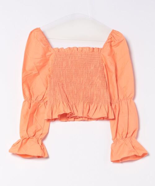 Mayree（メイリー）の「【Mayree】スクエアネック　リボンブラウス（シャツ/ブラウス・レディース・ホワイト/パープル/オレンジ・FREE）」の13枚目の写真