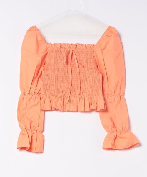 Mayree（メイリー）の「【Mayree】スクエアネック　リボンブラウス（シャツ/ブラウス・レディース・ホワイト/パープル/オレンジ・FREE）」の12枚目の写真