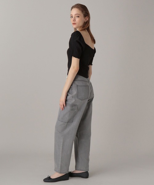 FOREVER 21(フォーエバー トゥエンティーワン)の「【2024SS】ミニリボンスクエアT(Tシャツ/カットソー・レディース・ブラック/オフホワイト/レオパード・FREE)」の22枚目の写真
