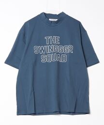 THE SWINGGGR/ザ スウィンガー/MOCK NECK TEE -B