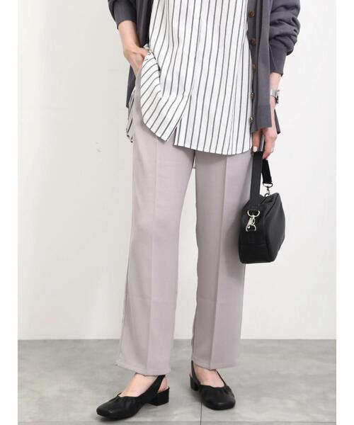 Samansa Mos2 blue(サマンサモスモスブルー)の「【接触冷感】マルチスタイルテーパードパンツ(その他パンツ・レディース・グレー/ブルー/オフホワイト/ミント/イエロー/オレンジ/ブラック・S/SS/L/M)」の3枚目の写真