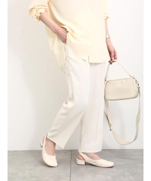 Samansa Mos2 blue(サマンサモスモスブルー)の「【接触冷感】マルチスタイルテーパードパンツ(その他パンツ・レディース・グレー/ブルー/オフホワイト/ミント/イエロー/オレンジ/ブラック・S/SS/L/M)」の1枚目の写真