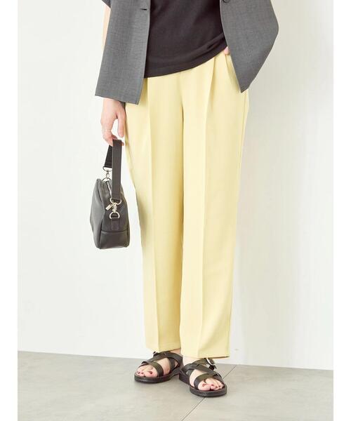 Samansa Mos2 blue(サマンサモスモスブルー)の「【接触冷感】マルチスタイルテーパードパンツ(その他パンツ・レディース・グレー/ブルー/オフホワイト/ミント/イエロー/オレンジ/ブラック・S/SS/L/M)」の6枚目の写真