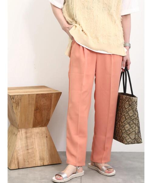 Samansa Mos2 blue(サマンサモスモスブルー)の「【接触冷感】マルチスタイルテーパードパンツ(その他パンツ・レディース・グレー/ブルー/オフホワイト/ミント/イエロー/オレンジ/ブラック・S/SS/L/M)」の7枚目の写真