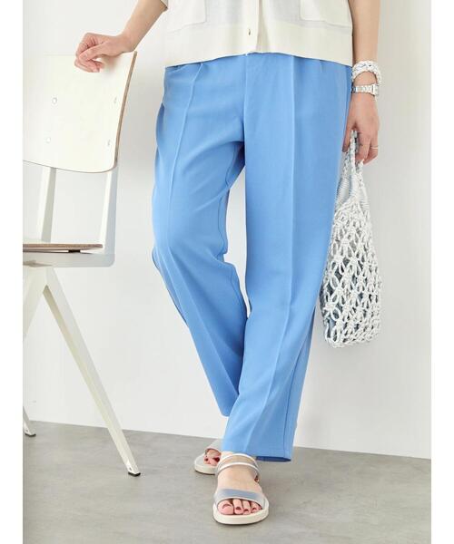 Samansa Mos2 blue(サマンサモスモスブルー)の「【接触冷感】マルチスタイルテーパードパンツ(その他パンツ・レディース・グレー/ブルー/オフホワイト/ミント/イエロー/オレンジ/ブラック・S/SS/L/M)」の5枚目の写真