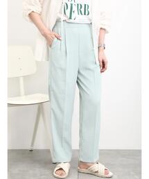 Samansa Mos2 blue | 【接触冷感】マルチスタイルテーパードパンツ(その他パンツ)