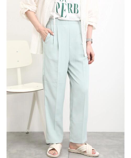 Samansa Mos2 blue(サマンサモスモスブルー)の「【接触冷感】マルチスタイルテーパードパンツ(その他パンツ・レディース・グレー/ブルー/オフホワイト/ミント/イエロー/オレンジ/ブラック・S/SS/L/M)」の4枚目の写真