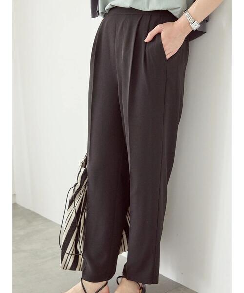 Samansa Mos2 blue(サマンサモスモスブルー)の「【接触冷感】マルチスタイルテーパードパンツ(その他パンツ・レディース・グレー/ブルー/オフホワイト/ミント/イエロー/オレンジ/ブラック・S/SS/L/M)」の2枚目の写真