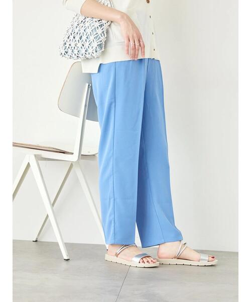 Samansa Mos2 blue(サマンサモスモスブルー)の「【接触冷感】マルチスタイルテーパードパンツ(その他パンツ・レディース・グレー/ブルー/オフホワイト/ミント/イエロー/オレンジ/ブラック・S/SS/L/M)」の19枚目の写真