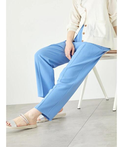 Samansa Mos2 blue(サマンサモスモスブルー)の「【接触冷感】マルチスタイルテーパードパンツ(その他パンツ・レディース・グレー/ブルー/オフホワイト/ミント/イエロー/オレンジ/ブラック・S/SS/L/M)」の21枚目の写真