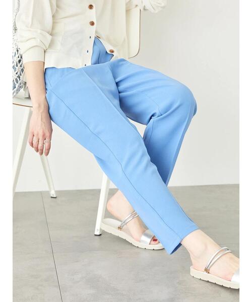 Samansa Mos2 blue(サマンサモスモスブルー)の「【接触冷感】マルチスタイルテーパードパンツ(その他パンツ・レディース・グレー/ブルー/オフホワイト/ミント/イエロー/オレンジ/ブラック・S/SS/L/M)」の22枚目の写真