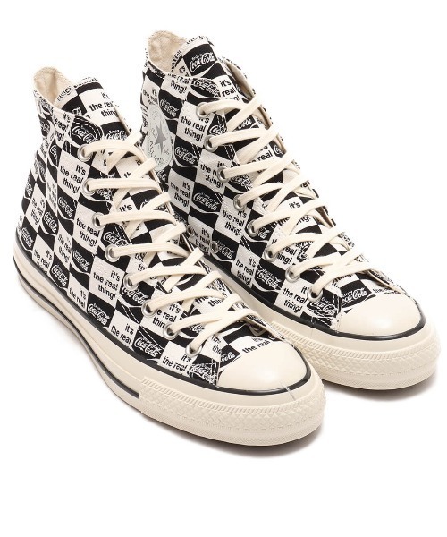 CONVERSE(コンバース)の「CONVERSE ALL STAR US Coca-Cola CK HI / コンバース オールスター US コカ・コーラ CK ハイ(スニーカー・メンズ・ブラック・30.0cm/26.5cm/29.0cm/26.0cm)」の1枚目の写真