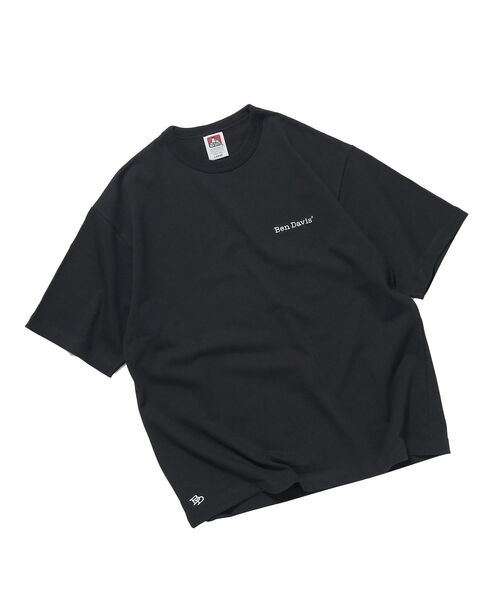 BEN DAVIS(ベンデイビス)の「【BEN DAVIS (ベンデイビス)】NAVAL別注 エクストラヘビーオーバーT / 半袖 Tシャツ ワンポイント ブランドロゴ 刺繍(Tシャツ/カットソー・メンズ・オフホワイト/ブラック/ダークネイビー/ホワイト/チャコール・X-LARGE/LARGE/MEDIUM)」の1枚目の写真