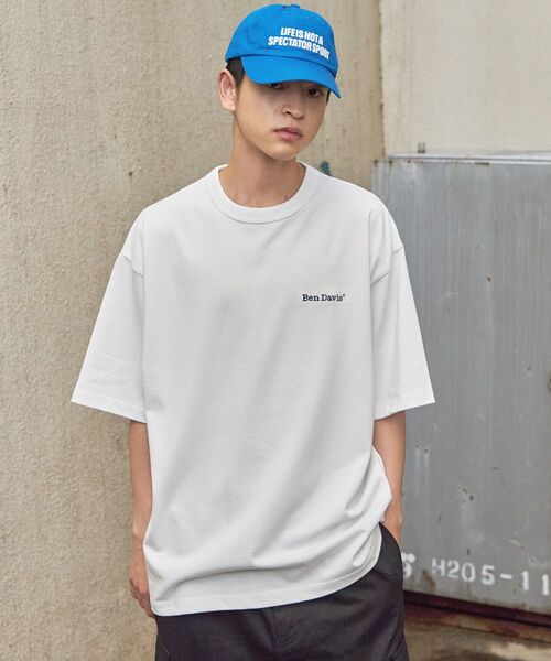 BEN DAVIS(ベンデイビス)の「【BEN DAVIS (ベンデイビス)】NAVAL別注 エクストラヘビーオーバーT / 半袖 Tシャツ ワンポイント ブランドロゴ 刺繍(Tシャツ/カットソー・メンズ・オフホワイト/ブラック/ダークネイビー/ホワイト/チャコール・X-LARGE/LARGE/MEDIUM)」の19枚目の写真