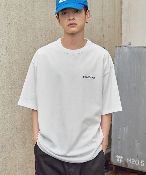BEN DAVIS(ベンデイビス)の「【BEN DAVIS (ベンデイビス)】NAVAL別注 エクストラヘビーオーバーT / 半袖 Tシャツ ワンポイント ブランドロゴ 刺繍(Tシャツ/カットソー・メンズ・オフホワイト/ブラック/ダークネイビー/ホワイト/チャコール・X-LARGE/LARGE/MEDIUM)」の20枚目の写真