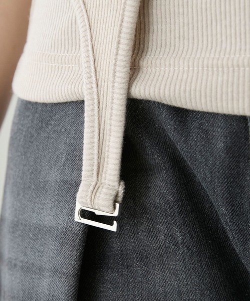 forksy.】ガーターデザインレイヤードトップス forksy.│MONO-MART