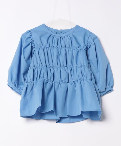 STYLEBLOCK(スタイルブロック)の「TCブロードシャーリングブラウス(シャツ/ブラウス・レディース・ブルー/グリーン系その他/ホワイト/ブラック・M)」の1枚目の写真