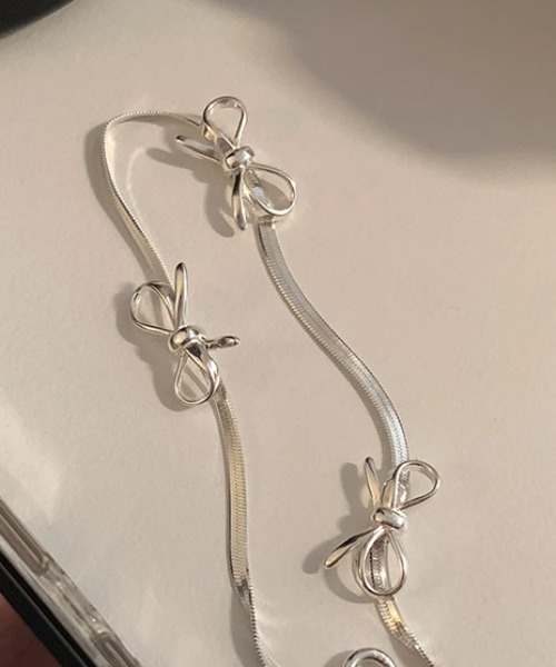 Vipoa（ヴィポア）の「mini ribbon bracelet（ブレスレット・レディース・シルバー・FREE）」の11枚目の写真