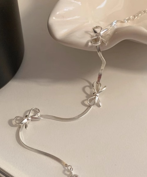 Vipoa（ヴィポア）の「mini ribbon bracelet（ブレスレット・レディース・シルバー・FREE）」の12枚目の写真