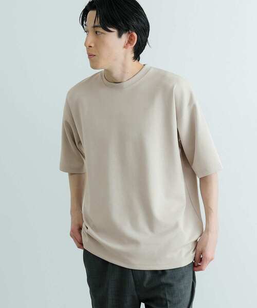 ITEMS URBANRESEARCH(アイテムズ アーバンリサーチ)の「スフレダンボール クルーネック Tシャツ(Tシャツ/カットソー・メンズ・ミント/オフホワイト/グレー系その他/ブラック・MEDIUM/LARGE)」の22枚目の写真