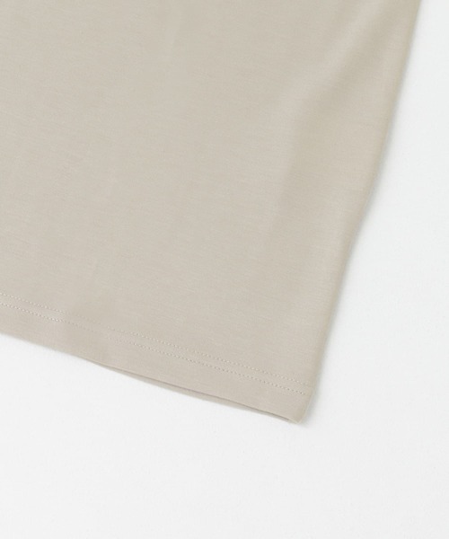 ITEMS URBANRESEARCH(アイテムズ アーバンリサーチ)の「スフレダンボール クルーネック Tシャツ(Tシャツ/カットソー・メンズ・ミント/オフホワイト/グレー系その他/ブラック・MEDIUM/LARGE)」の11枚目の写真