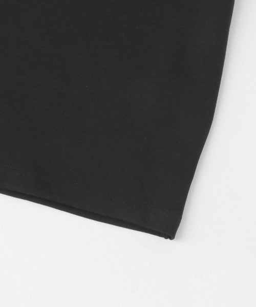 ITEMS URBANRESEARCH(アイテムズ アーバンリサーチ)の「スフレダンボール クルーネック Tシャツ(Tシャツ/カットソー・メンズ・ミント/オフホワイト/グレー系その他/ブラック・MEDIUM/LARGE)」の12枚目の写真