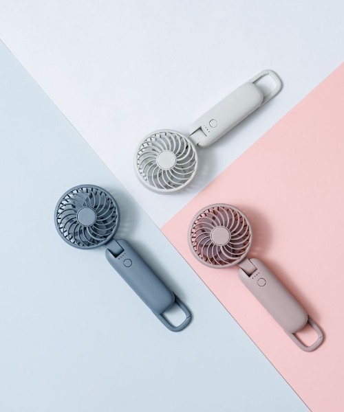 MARK'S(マークス)の「大風量ダブルファン カラビナ付き(生活家電・レディース・ピンク/ブルー/ホワイト・FREE)」の7枚目の写真