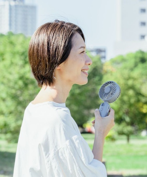 MARK'S(マークス)の「大風量ダブルファン カラビナ付き(生活家電・レディース・ピンク/ブルー/ホワイト・FREE)」の6枚目の写真