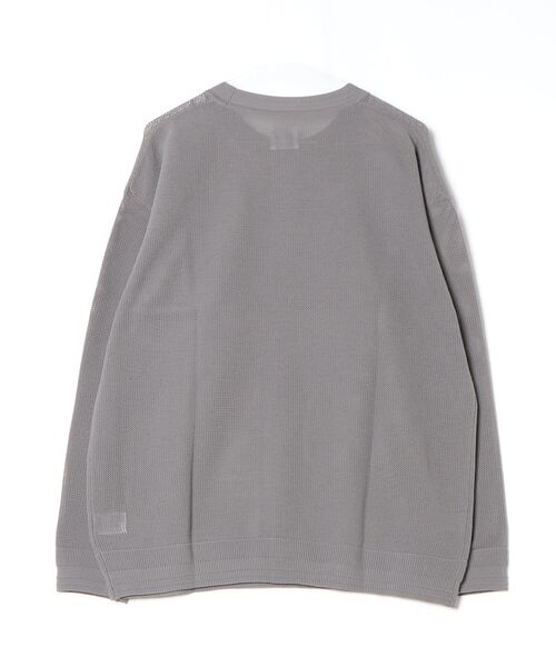 FORTUNA HOMME(フォルトゥナオム)の「FORTUNAHOMME ECOTEC Knit Mesh PO(ニット/セーター・メンズ・ブラック/グレー/ホワイト・2/1)」の10枚目の写真