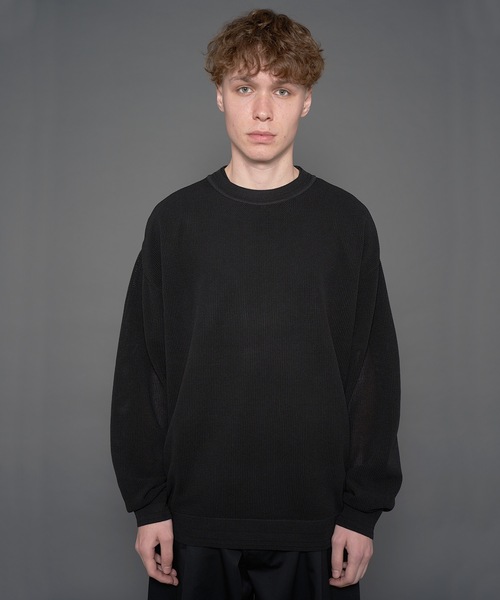 【セール】FORTUNAHOMME ECOTEC Knit Mesh PO（ニット/セーター）｜FORTUNA HOMME（フォルトゥナオム） 7,315円