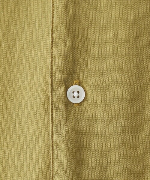 green label relaxing（グリーンレーベルリラクシング）の「BREEZY ラミー オープンカラー シャツ -通気性-（シャツ/ブラウス・メンズ・ダークグリーン/グレー/マスタード・XL/L/M/S）」の13枚目の写真