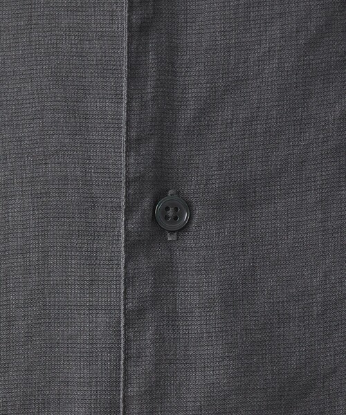 green label relaxing（グリーンレーベルリラクシング）の「BREEZY ラミー オープンカラー シャツ -通気性-（シャツ/ブラウス・メンズ・ダークグリーン/グレー/マスタード・XL/L/M/S）」の14枚目の写真