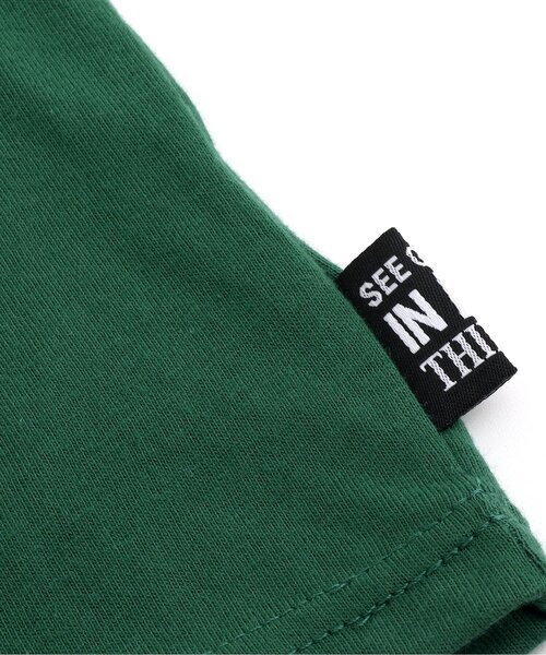 BREEZE(ブリーズ)の「【WEB限定】刺繍ワッペンTシャツ_80~150サイズ(Tシャツ/カットソー・キッズ・チャコール/グリーン/ブルー/オフホワイト・110/120/80/130/140/150/90/100)」の14枚目の写真